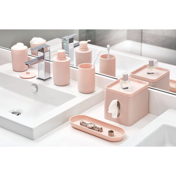 Idesign IDesign Cade Bath Accessories (Set Of 4) In Blush
