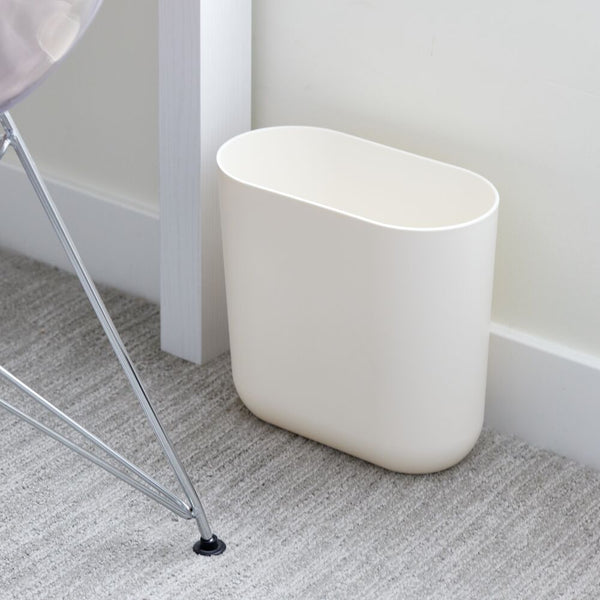 idesign Cade Slim Waste Can Coconut