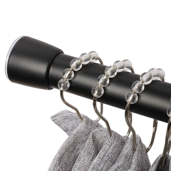 idesign Cameo Shower Tension Rod - M Matte Black