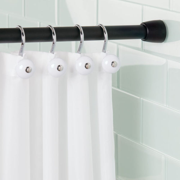 Idesign Cameo Shower Tension Rod - Matte Black
