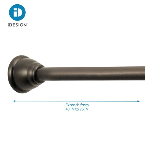 Idesign Cameo XT Shower Curtain Tension Rod - Bronze