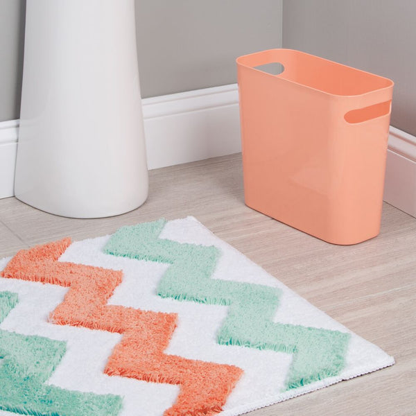 Idesign Chevron Rug 34 X 21 Aruba/Coral