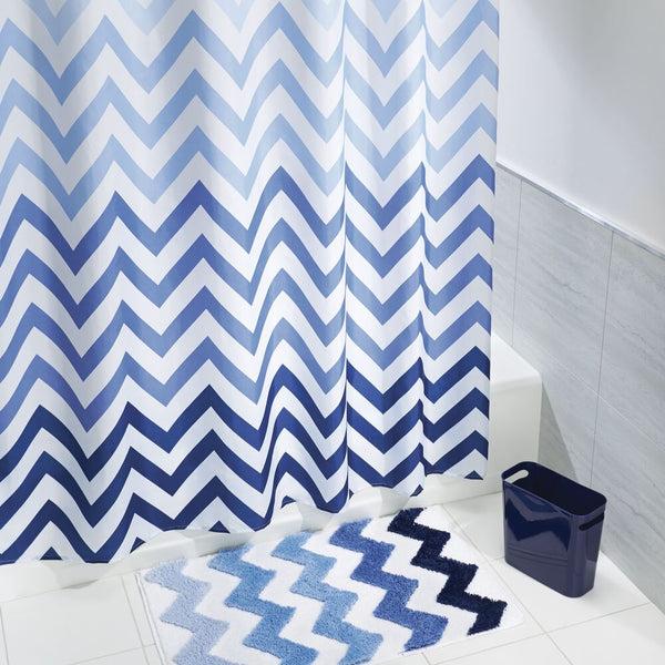 Idesign Chevron Rug 34 X 21 Blue Multi