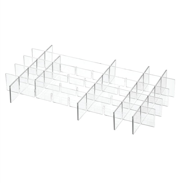 Idesign IDesign Clarity Customizable In-Drawer Organizer In Clear