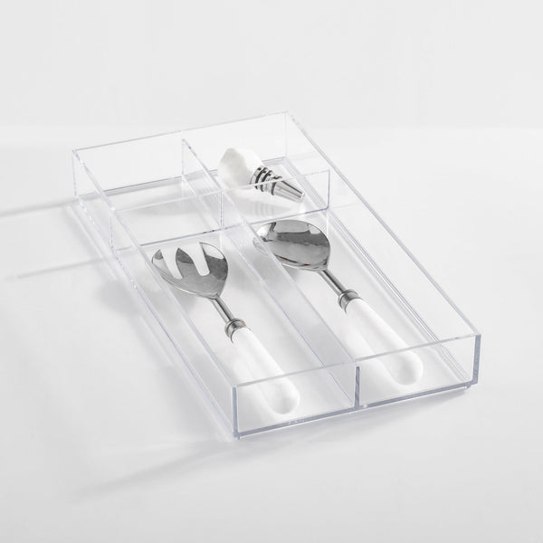 idesign Clarity Organizer 8" x 16" x 2" Clear