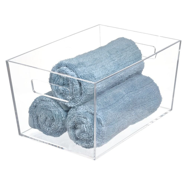 idesign Clarity Vanity Bin - Large Clear