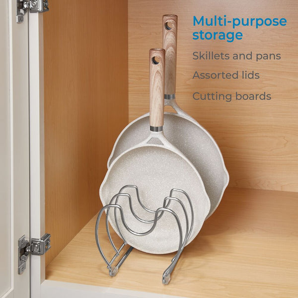 Idesign Classico Cookware Organizer 13" Chrome