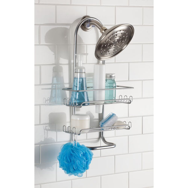 Idesign Classico Jumbo Shower Caddy Silver