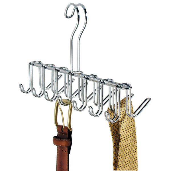idesign iDesign Classico Tie and Belt Rack in Chrome