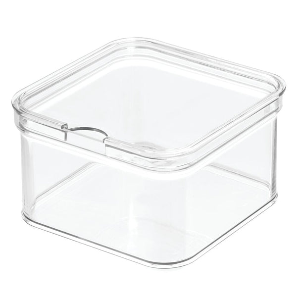 Idesign IDesign Crisp 6" X 6" Bin Made With 100% Recycled Clear Plastic