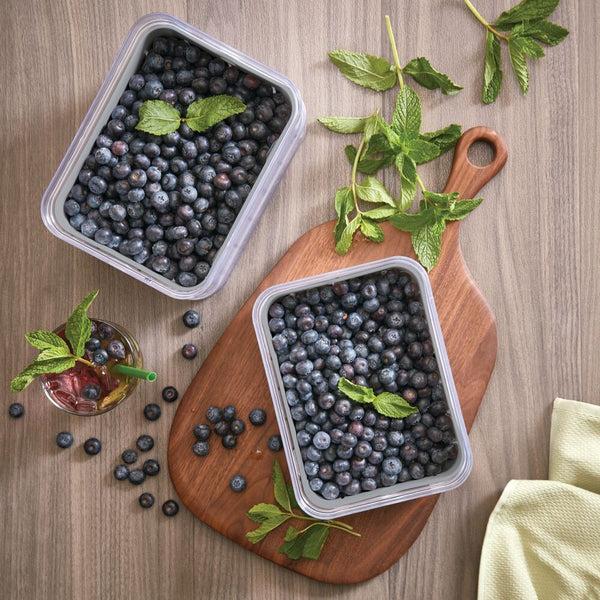 Idesign IDesign Crisp 8.32"x 6.32"x 3.76" Produce Storage Bin Recycled Plastic