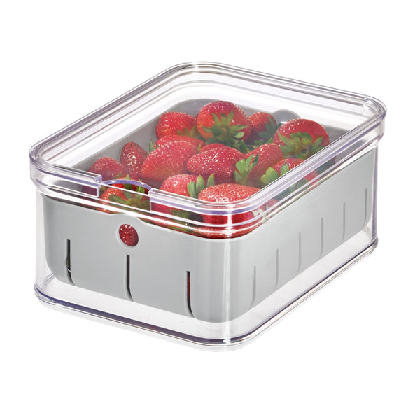 idesign iDesign Crisp 8.32"x 6.32"x 3.76" Produce Storage Bin Recycled Plastic