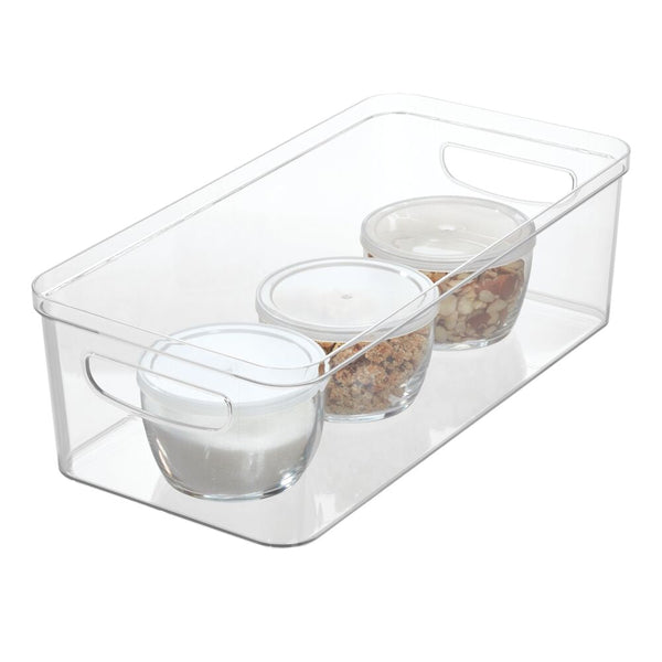 idesign iDesign Crisp 8 x 16 x 5 Bin made with 100% Recycled Clear Plastic
