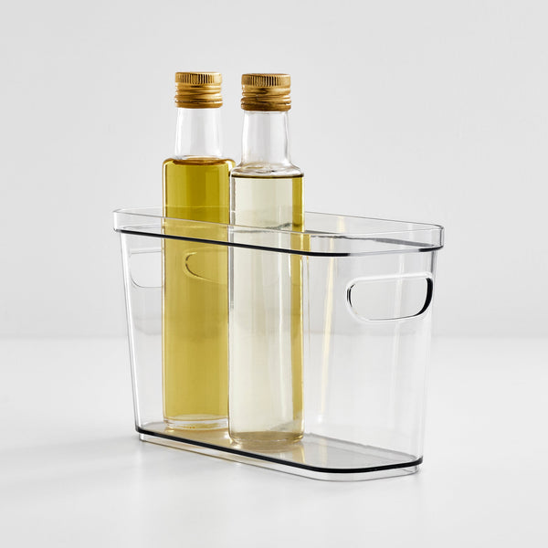 Idesign IDesign Crisp Bin 4 X 10 X 6 Made With 100% Recycled Clear Plastic