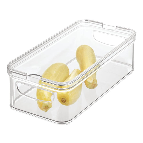 idesign iDesign Crisp Bin 6" X 12" made with 100% Recycled Clear Plastic