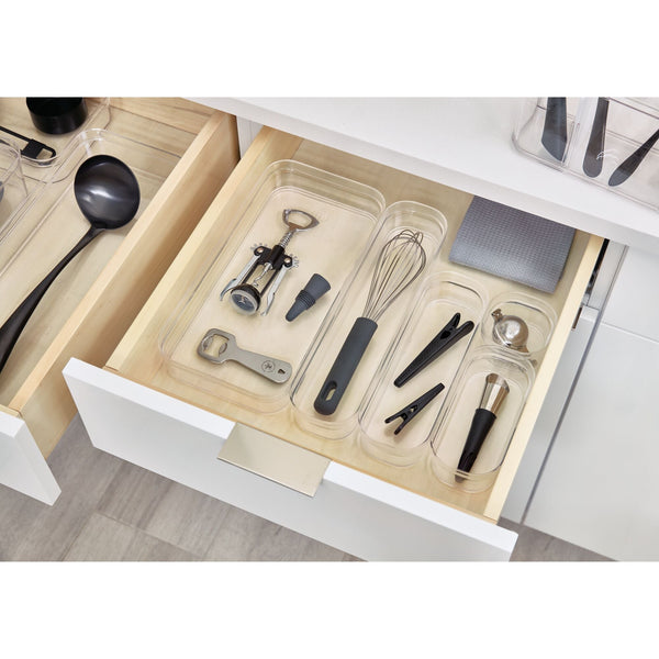 Idesign IDesign Crisp BPA-Free Plastic Stackable Drawer Organizer Bin