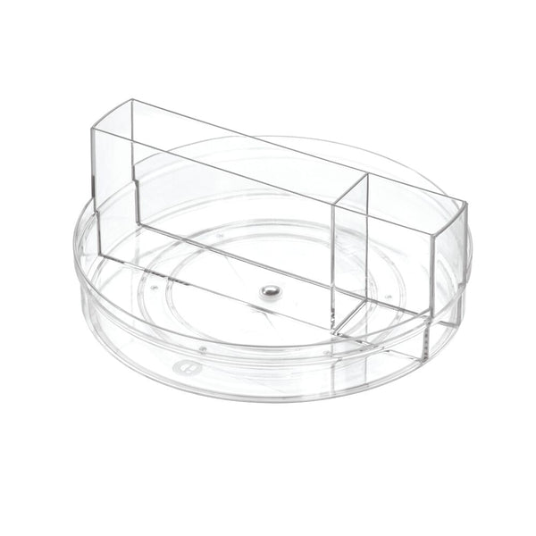 Idesign IDesign Crisp Tableware Turntable Made With 100% Recycled Clear Plastic
