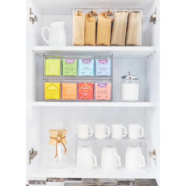 Idesign IDesign Crisp Tea Storage Organizer In Clear