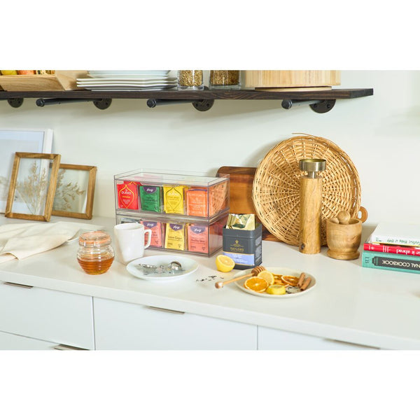 Idesign IDesign Crisp Tea Storage Organizer In Clear