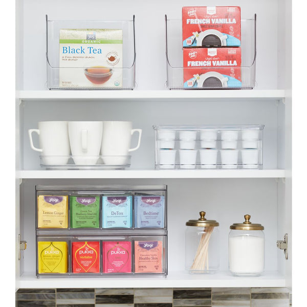Idesign IDesign Crisp Tea Storage Organizer In Clear