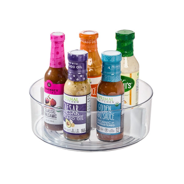 Idesign IDesign Divided Turntable Clear/Marshmallow