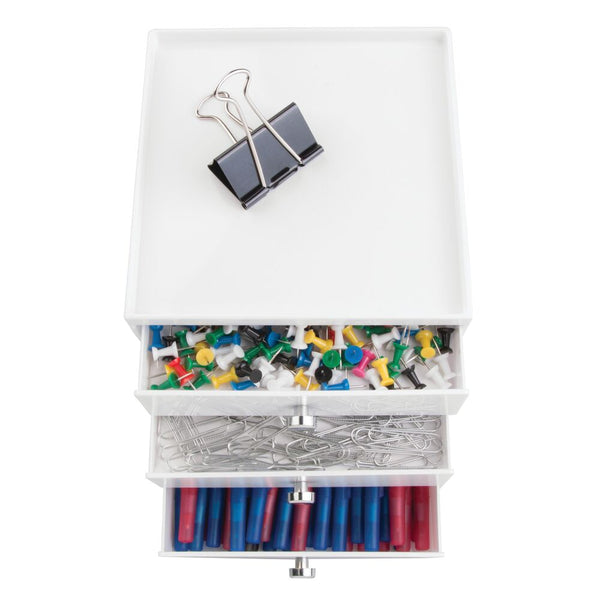 Idesign Drawers - 3 Drawer White