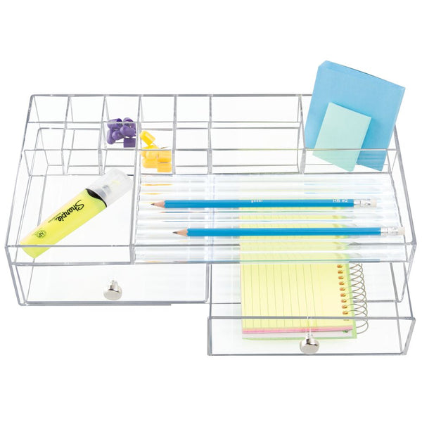 Idesign Drawers Cosmetic Organizer - 2 Drawer Clear