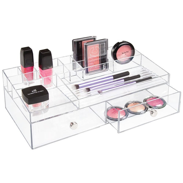 idesign Drawers Cosmetic Organizer - 2 Drawer Clear