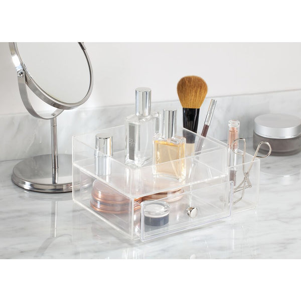 Idesign Drawers W/ Side Organizer Clear