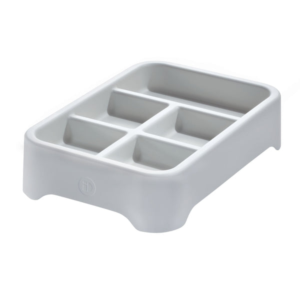 Idesign IDesign Eco BPA-Free Plastic 5-Compartment Organizer Insert Gray
