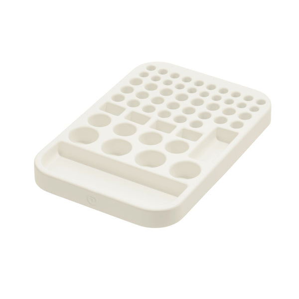 Idesign IDesign Eco BPA-Free Recycled Plastic Organizer Insert Coconut