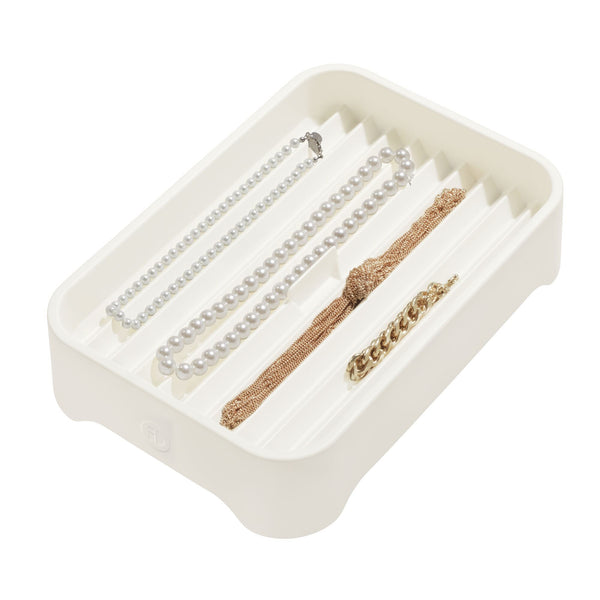 Idesign IDesign Eco BPA-Free Recycled Plastic Organizer Insert Coconut