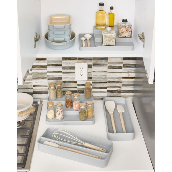 Idesign IDesign Eco Kitchen Accessories In Gray Made From Recycled Plastic