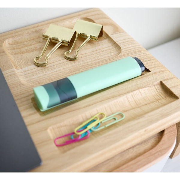 Idesign Eco Office Wood Riser Natural