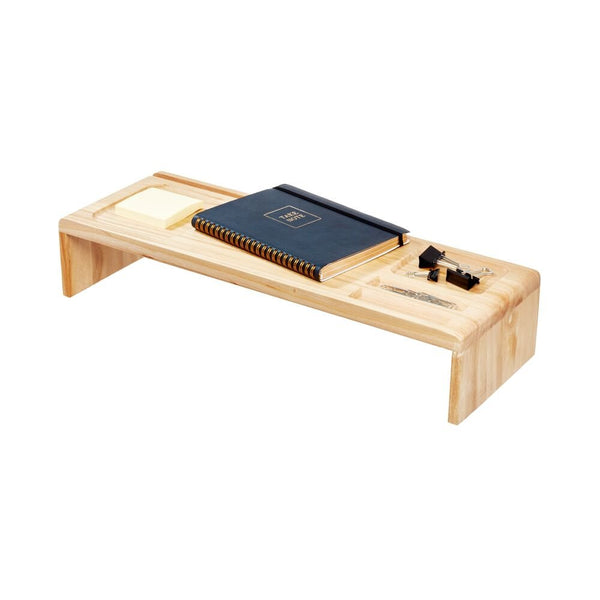 idesign Eco Office Wood Riser Natural