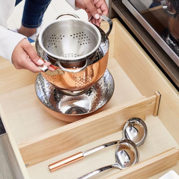 Idesign IDesign EcoWood Paulownia Expandable Drawer Divider Inserts (Set Of 2)