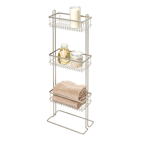idesign iDesign Everett 3-Tier Shower Shelf in Satin