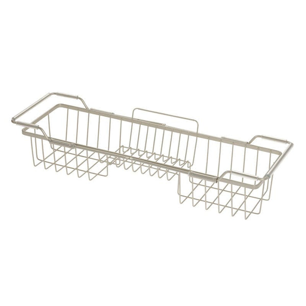 Idesign IDesign Everett Adjustable Over Bathtub Caddy In Satin
