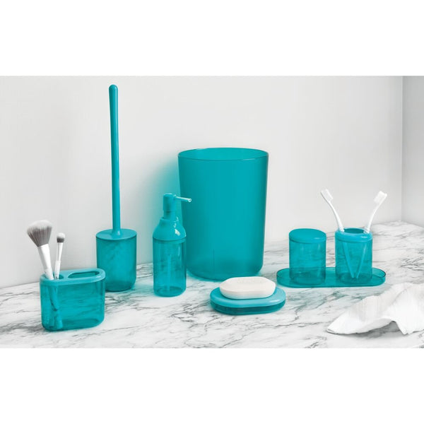 Idesign Finn Waste Can Teal