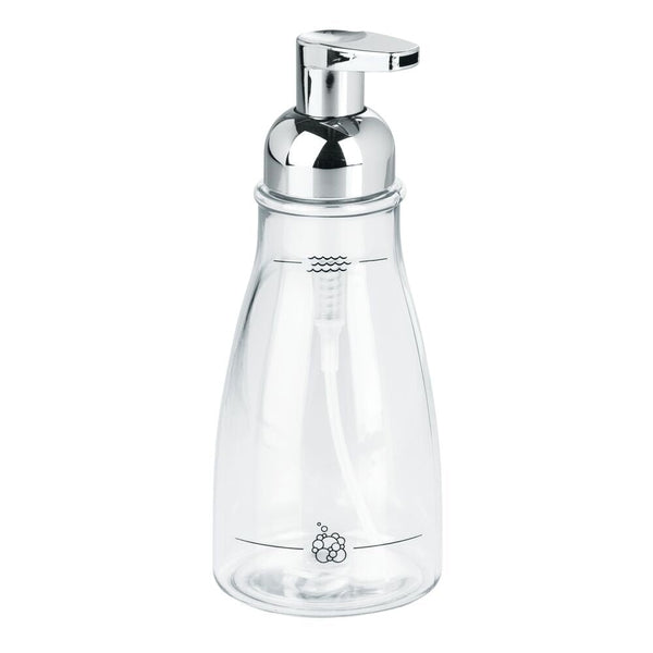 idesign Foaming Soap Pump Clear/Chrome