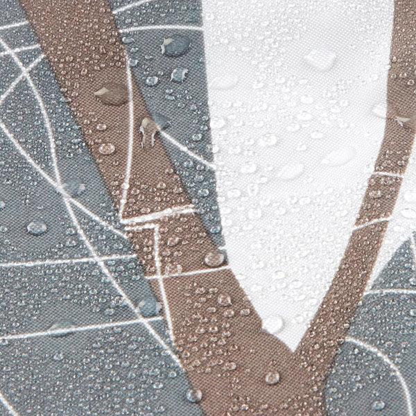 Idesign Forest Shower Curtain Gray/Black