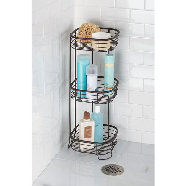 Idesign Forma 3 Tier Shower Shelf- Square Bronze