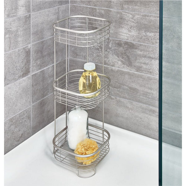 Idesign Forma 3 Tier Shower Shelf- Square Satin