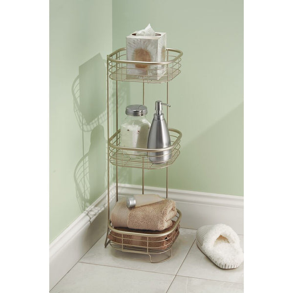 Idesign Forma 3 Tier Shower Shelf- Square Satin