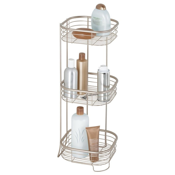 idesign Forma 3 Tier Shower Shelf- Square Satin