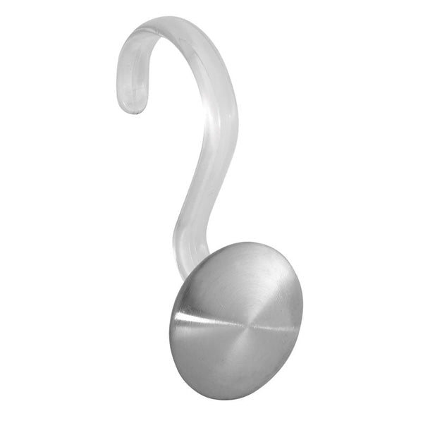 Idesign IDesign Forma Maxi Shower Hook Set Of 12 In Brushed Stainless Steel