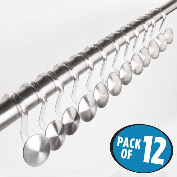 Idesign IDesign Forma Maxi Shower Hook Set Of 12 In Brushed Stainless Steel