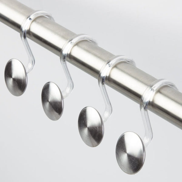 idesign iDesign Forma Maxi Shower Hook Set of 12 in Brushed Stainless Steel