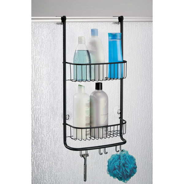 Idesign Forma Over Door Shower Caddy Matte Black