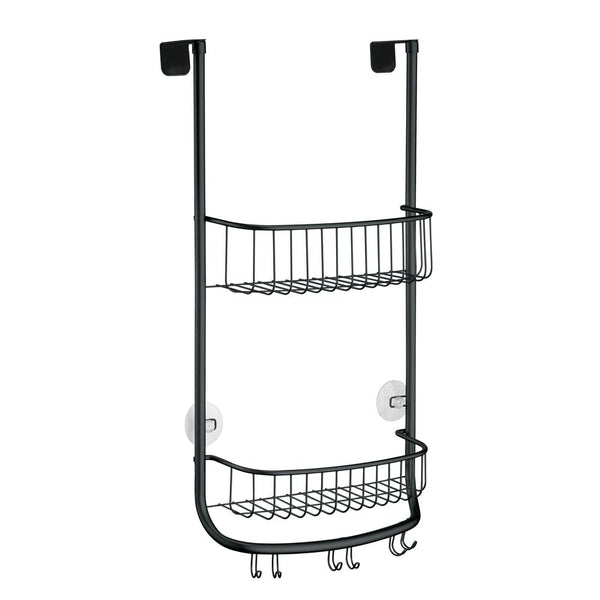 Idesign Forma Over Door Shower Caddy Matte Black